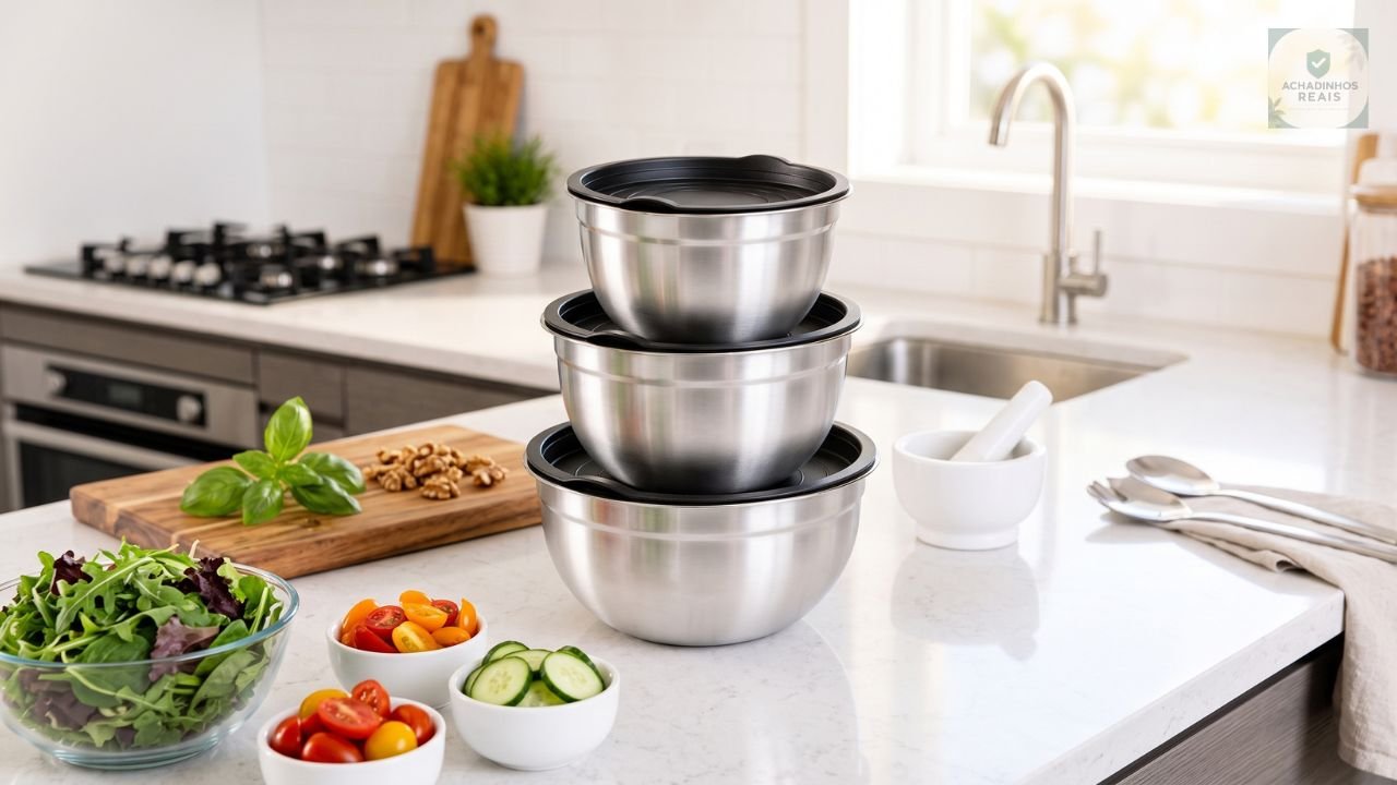 Leia mais sobre o artigo Melhores Bowls de Inox com Tampa Hermética: Guia Prático